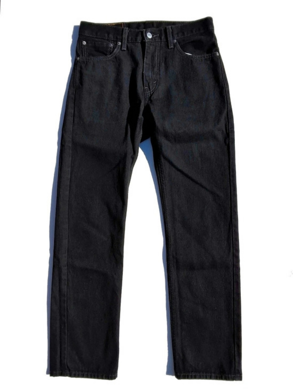 Levi's 505 Regular Fit Men's Jeans - Black (Size 31x32)